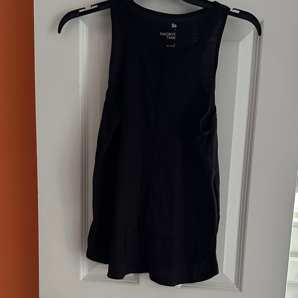 SO Black Tank Top